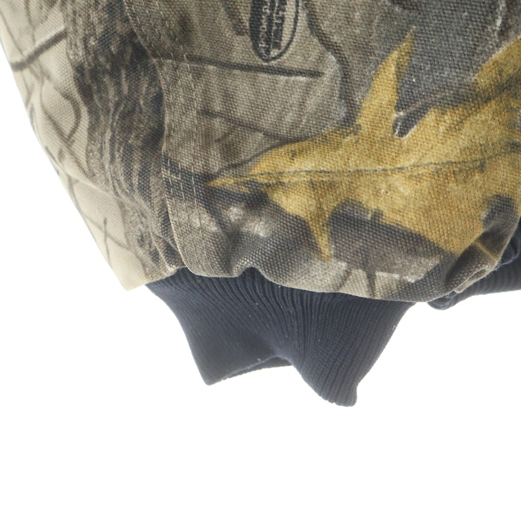 CARHARTT(カーハート) CAMOUFLAGE ACTIVE JACKET リアルツリーカモ ジップアップ キルティングフーデッドジャケット ブラウン J143CMO