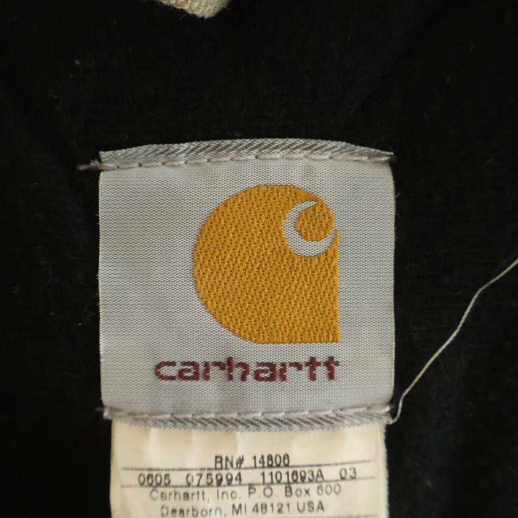 CARHARTT(カーハート) CAMOUFLAGE ACTIVE JACKET リアルツリーカモ ジップアップ キルティングフーデッドジャケット ブラウン J143CMO