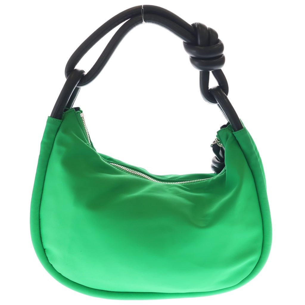 GANNI(ガニー) KNOT BAGUETTE ナイロン レザーロープ ハンドバッグ