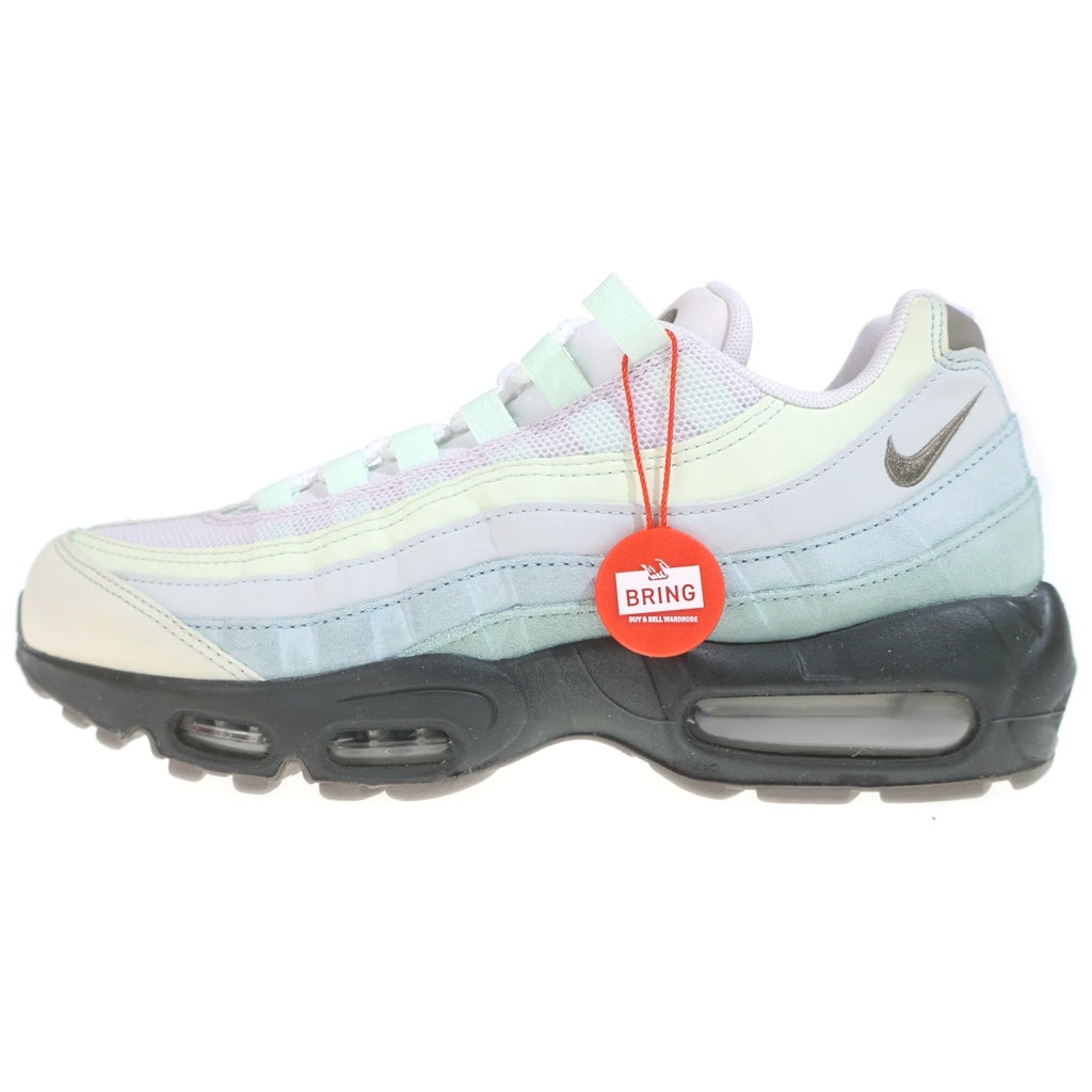 NIKE(ナイキ) AIR MAX 95 SEQUOIA エアマックス 95 セコイア ローカットスニーカー US8.5/26.5cm ホワイト/ライトブルー DQ9468-355