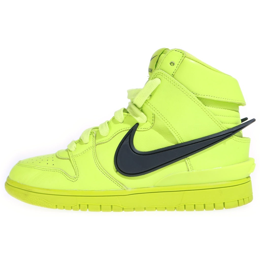 NIKE(ナイキ) ×AMBUSH DUNK HIGH FLASH LIME アンブッシュ ダンク フラッシュライム ハイカットスニーカー ライムグリーン US7/25cm CU7544-300