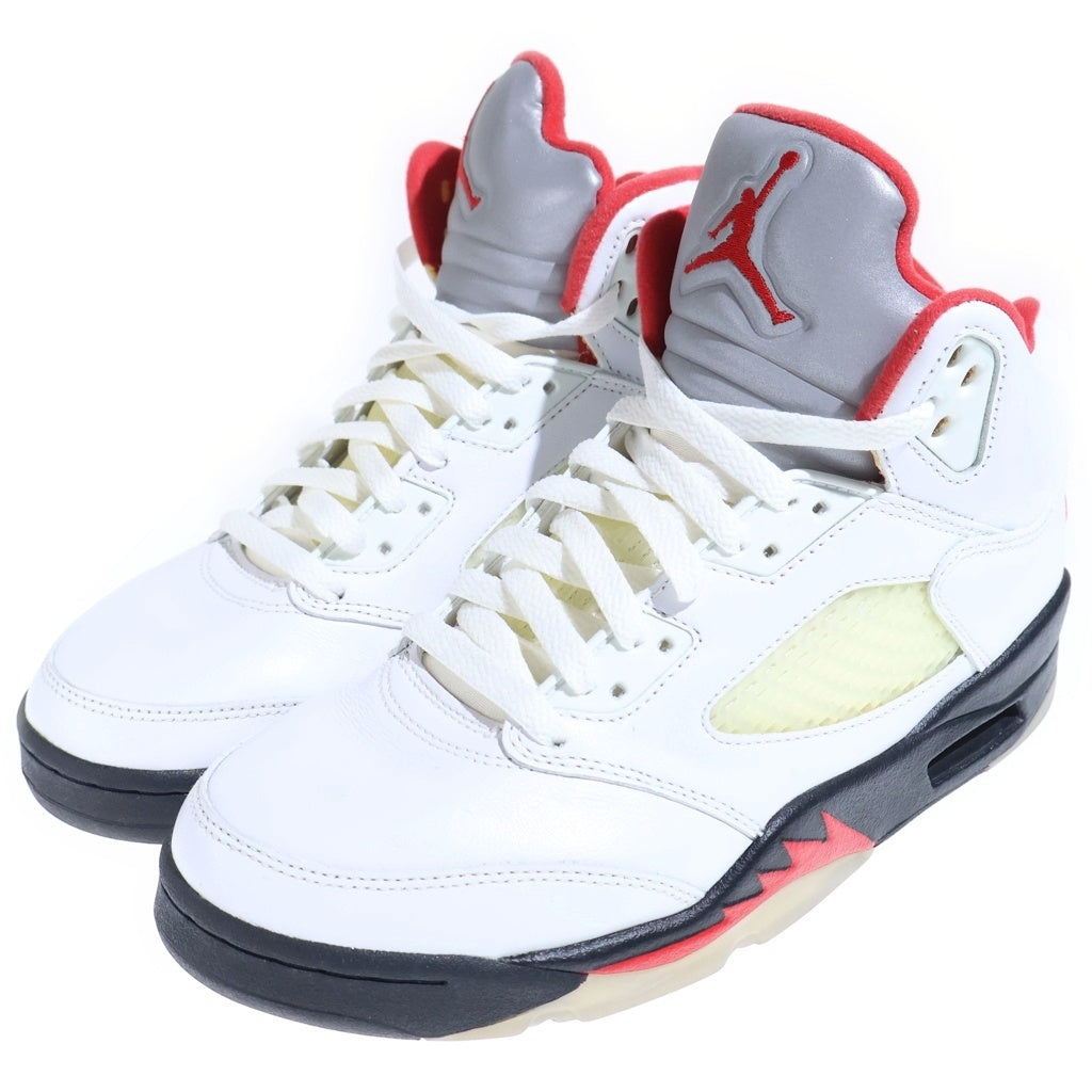 NIKE(ナイキ) AIR JORDAN 5 RETRO FIRE RED エアジョーダン5 レトロ ファイヤー レッド/ホワイト US7/25cm DA1911-102
