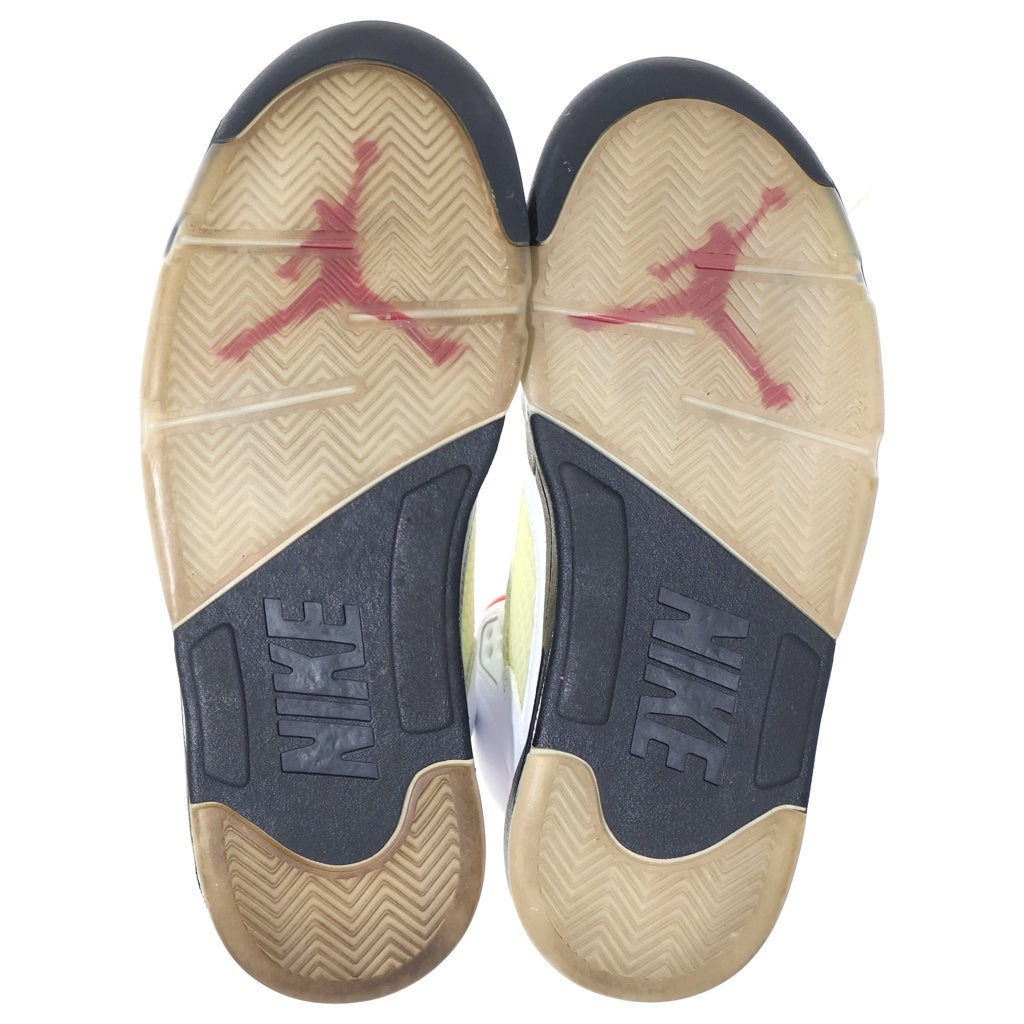 NIKE(ナイキ) AIR JORDAN 5 RETRO FIRE RED エアジョーダン5 レトロ ファイヤー レッド/ホワイト US7/25cm DA1911-102