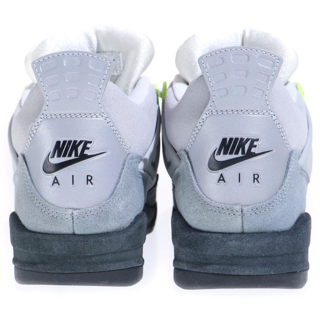 NIKE(ナイキ) AIR JORDAN 4 RETRO SE NEON エアジョーダン4 レトロ ネオン ハイカットスニーカー グレー US7/25cm CT5342-007