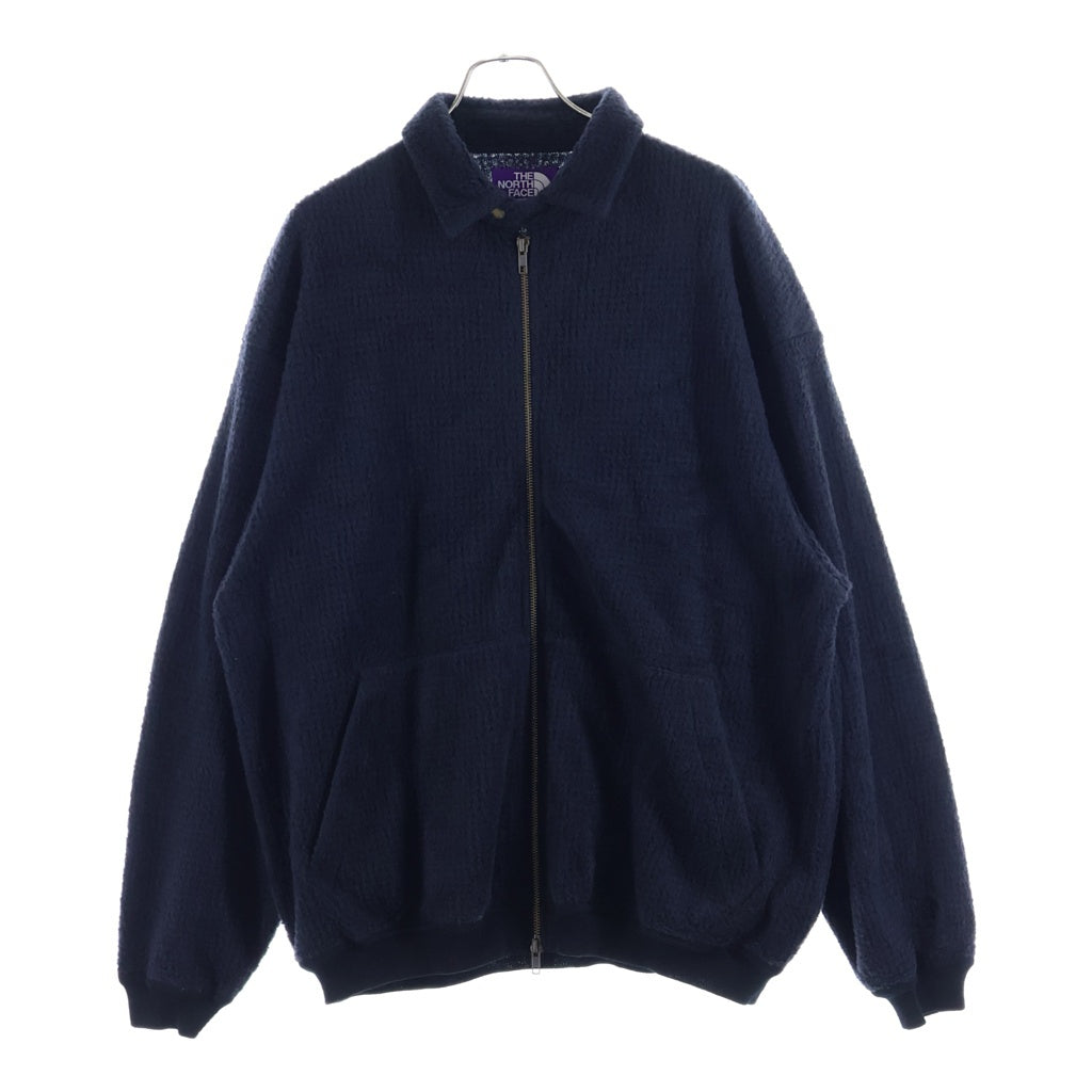 THE NORTH FACE PURPLE LABEL(ノースフェイスパープルレーベル) POLARTEC WOOL FLEECE SWEATER JACKET ポーラーテック ウールフリース スウェッタージャケット ブラック N25FA051