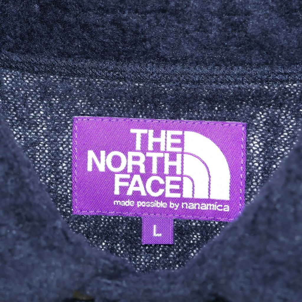 THE NORTH FACE PURPLE LABEL(ノースフェイスパープルレーベル) POLARTEC WOOL FLEECE SWEATER JACKET ポーラーテック ウールフリース スウェッタージャケット ブラック N25FA051