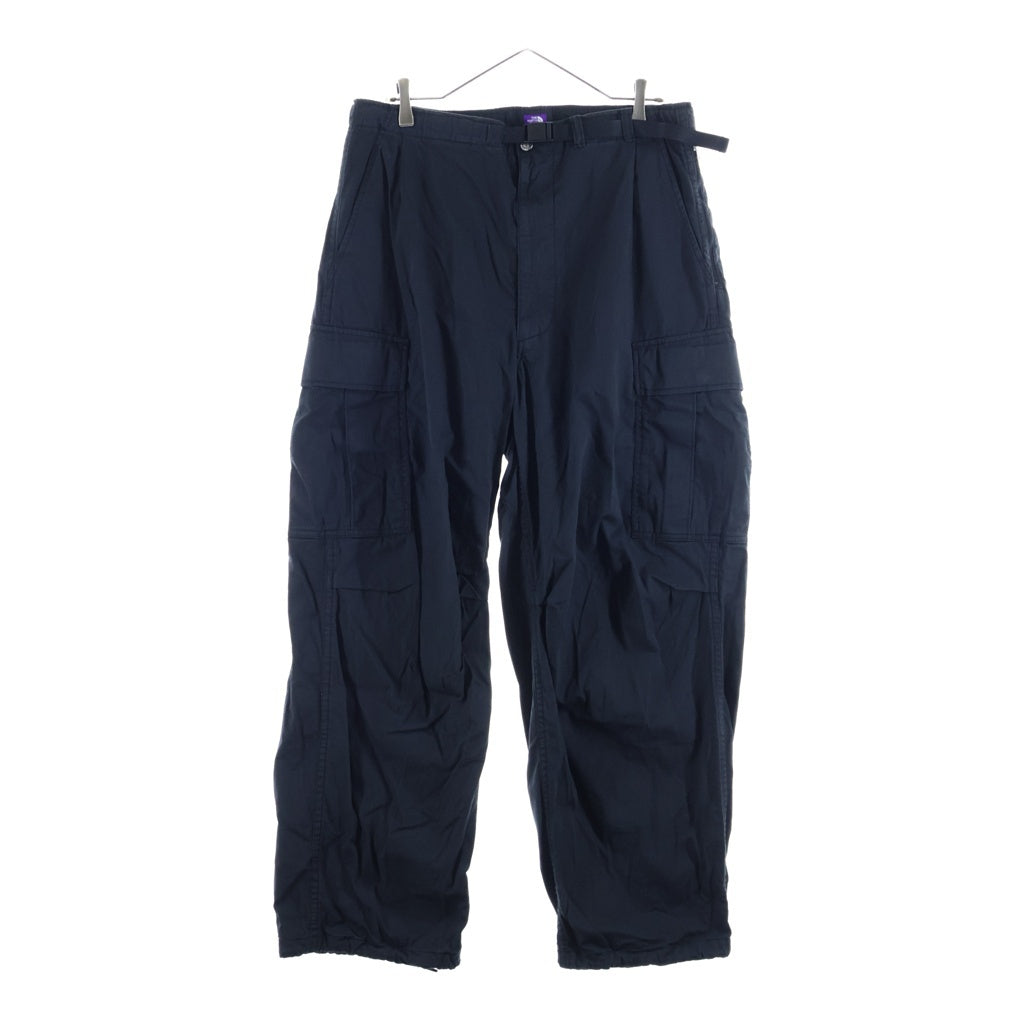 THE NORTH FACE PURPLE LABEL(ノースフェイスパープルレーベル) RIPSTOP FIELD CARGO PANT リップストップドローストリングフィールドカーゴパンツ ブラック N25FC067