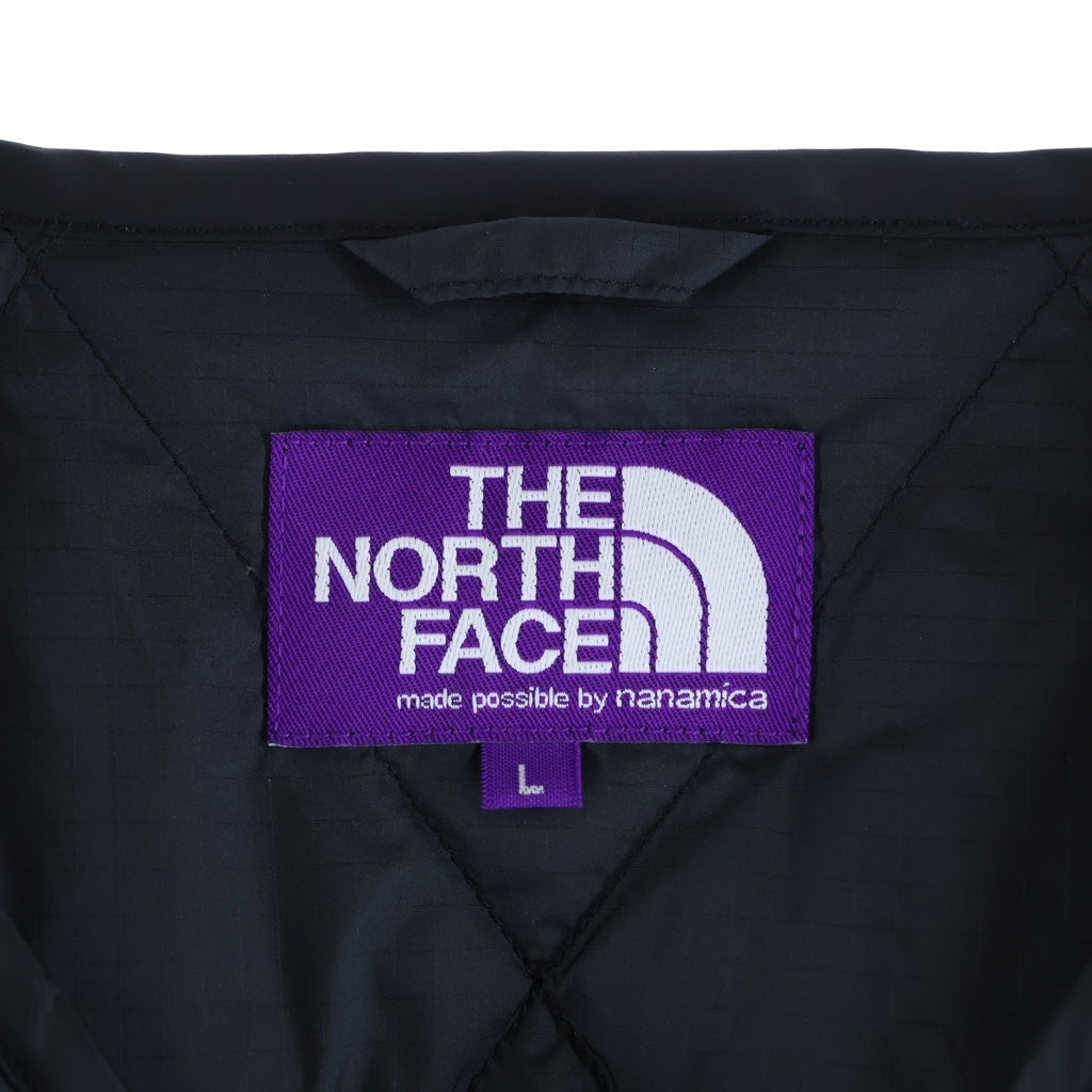 THE NORTH FACE PURPLE LABEL(ノースフェイスパープルレーベル) PLAS FIELD DOWN CARDIGAN プラス フィールドダウンカーディガン ジャケット ブラック N24FA027