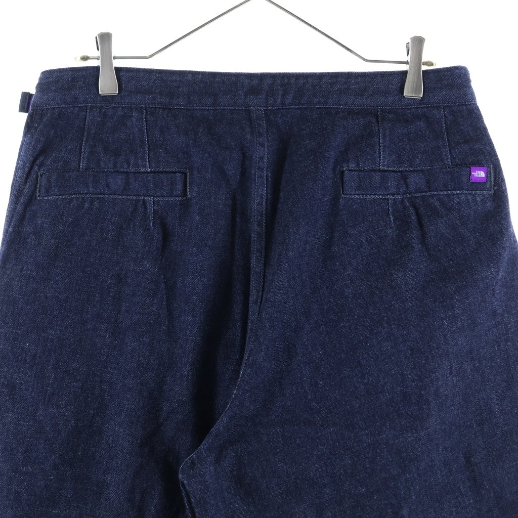 THE NORTH FACE PURPLE LABEL(ノースフェイスパープルレーベル) DENIM WIDE TAPERED FIELD PANTS デニム ワイドテーパードフィールドパンツ インディゴ N24FC080