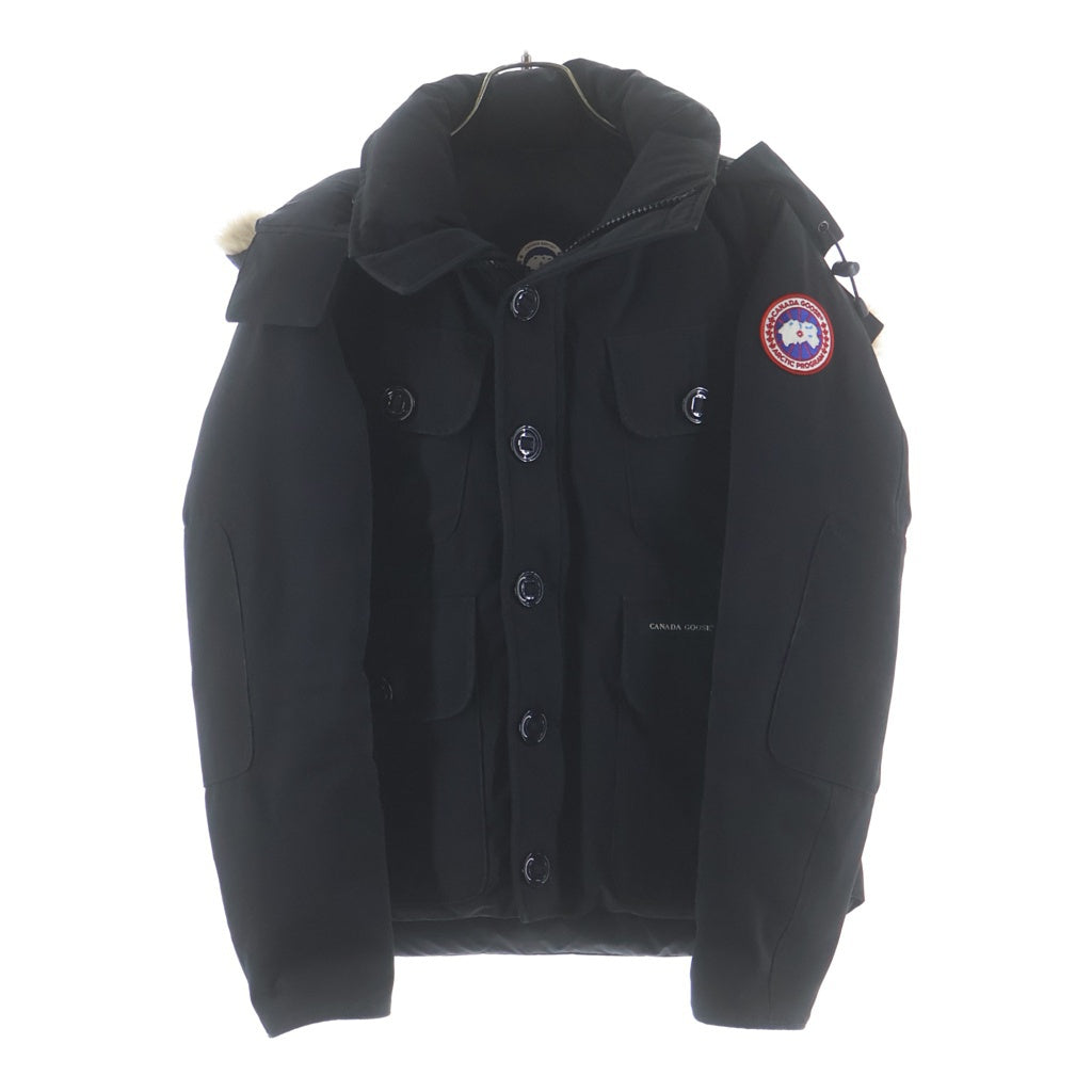 CANADA GOOSE(カナダグース) RUSSELL PARKA ラッセルパーカ ファーフーデッドダウンジャケット ブラック 2301JM