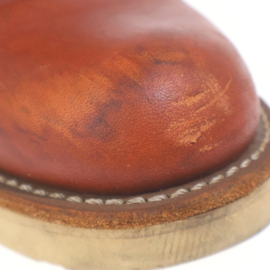 RED WING(レッド ウイング) 6インチ クラシックラウンド プレーントゥ レザーワークブーツ ブラウン 8166