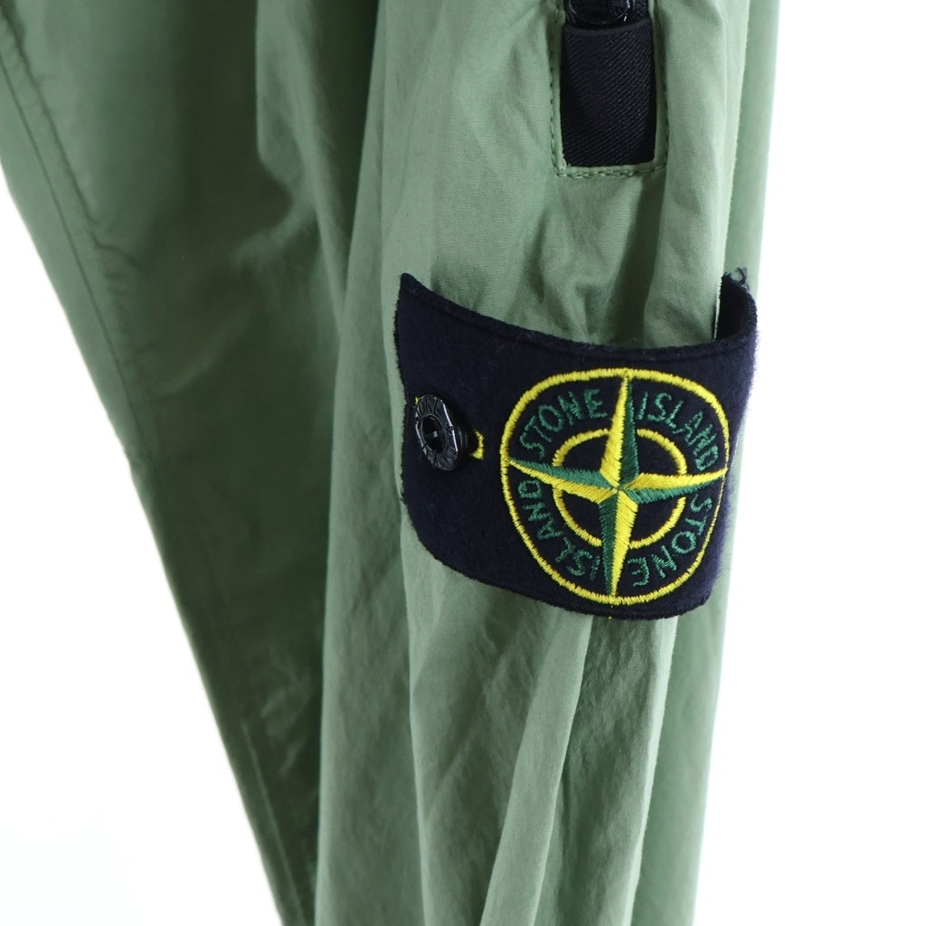 STONE ISLAND(ストーンアイランド) コンパスロゴ ウエストゴム ドローコード カーゴパンツ グリーン 781530503