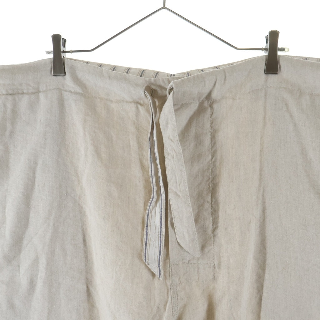 Maison Margiela(メゾンマルジェラ) 23SS Linen Pants Cord コード付