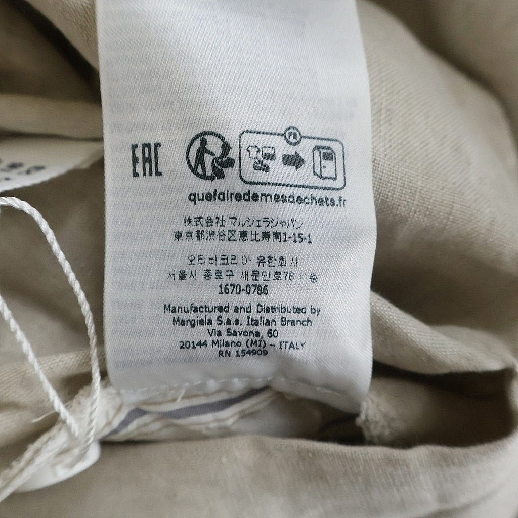 Maison Margiela(メゾンマルジェラ) 23SS Linen Pants Cord コード付 リネンワイドパンツ アイボリー S50KA0625 S76506