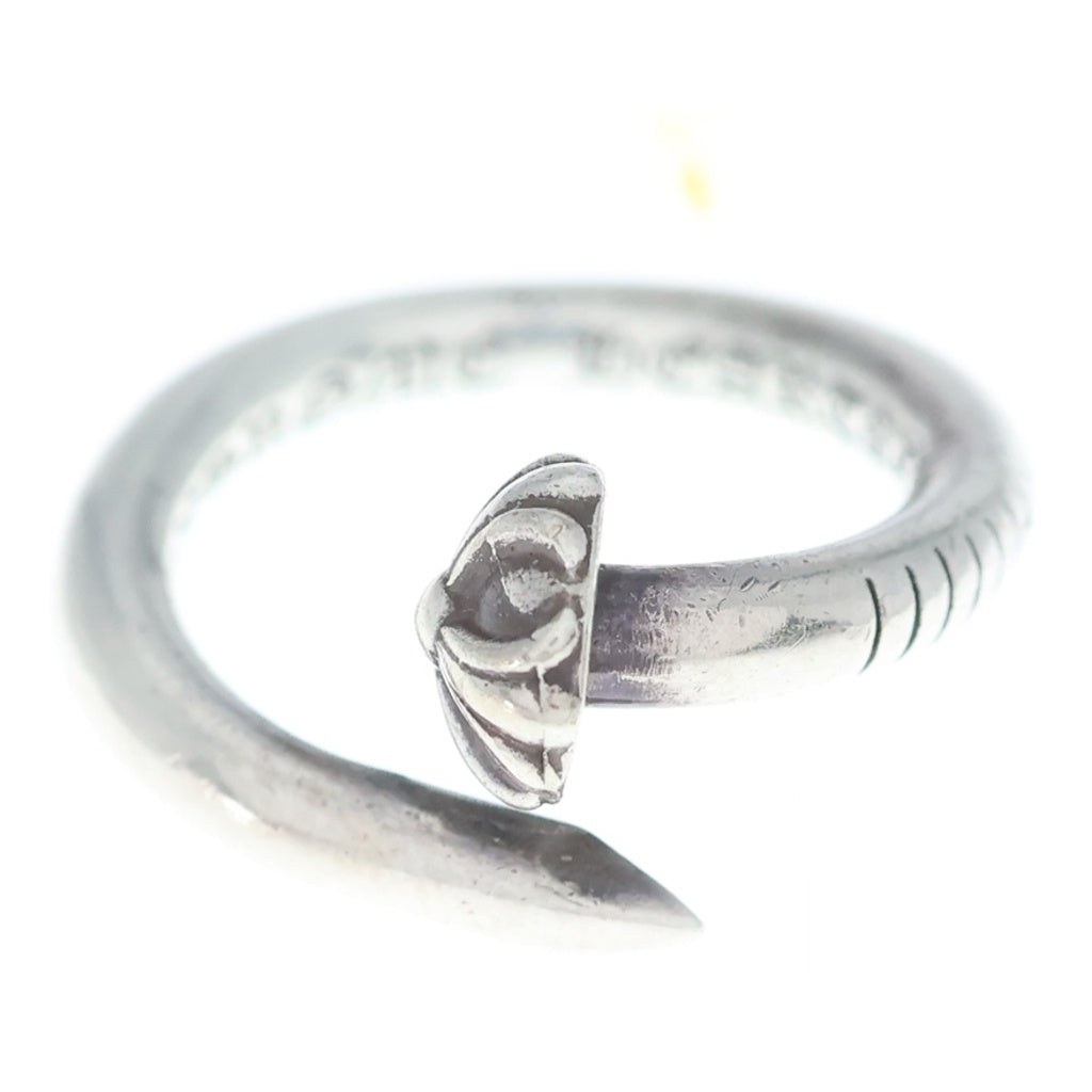 CHROME HEARTS(クロムハーツ) NAIL CRSBALL ネイル クロスボール リング シルバー BCA349