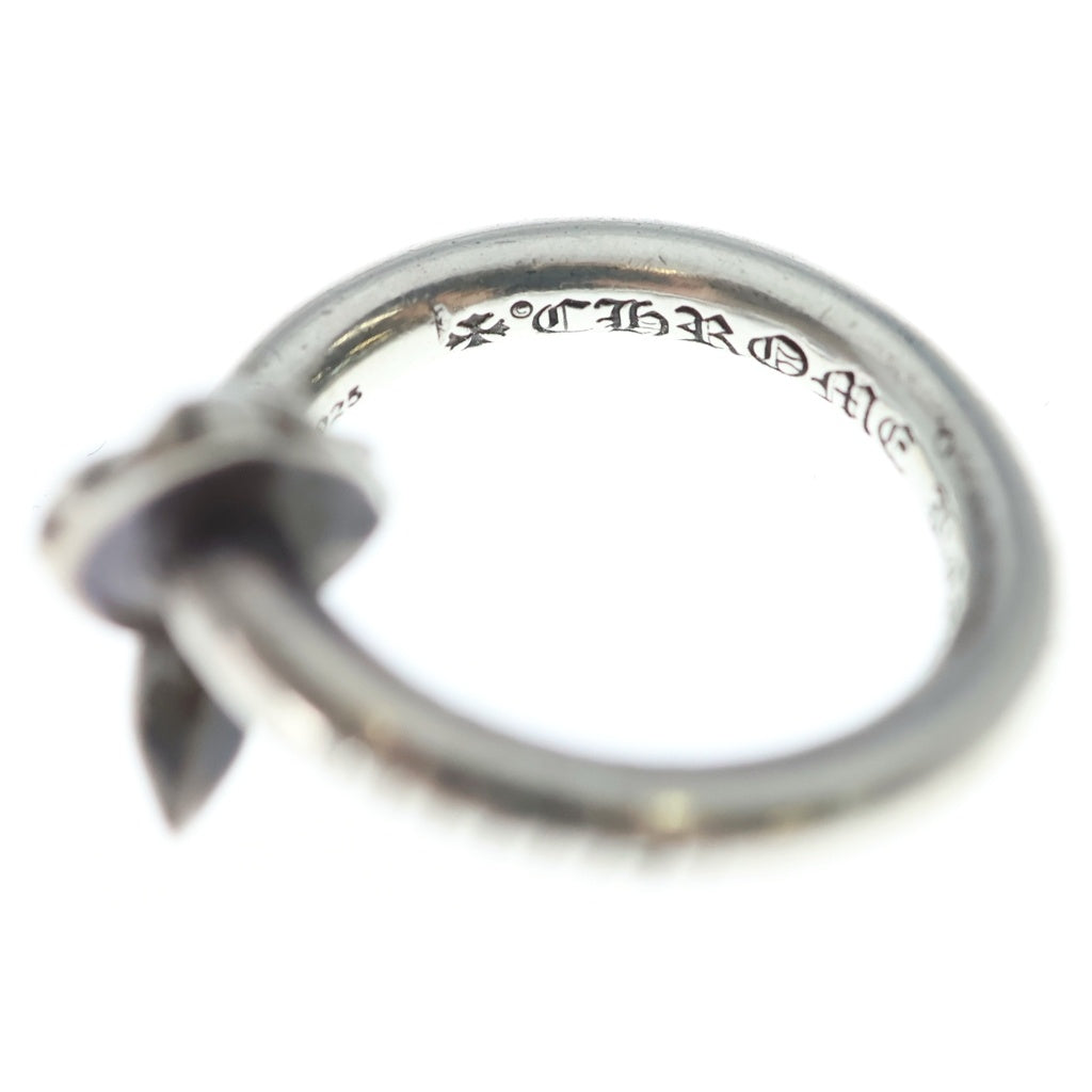 CHROME HEARTS(クロムハーツ) NAIL CRSBALL ネイル クロスボール リング シルバー BCA349