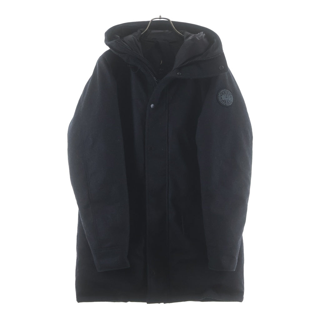 CANADA GOOSE(カナダグース) LANGFORD ラングフォード ウール フーデッドダウンコート ブラック 2062M1
