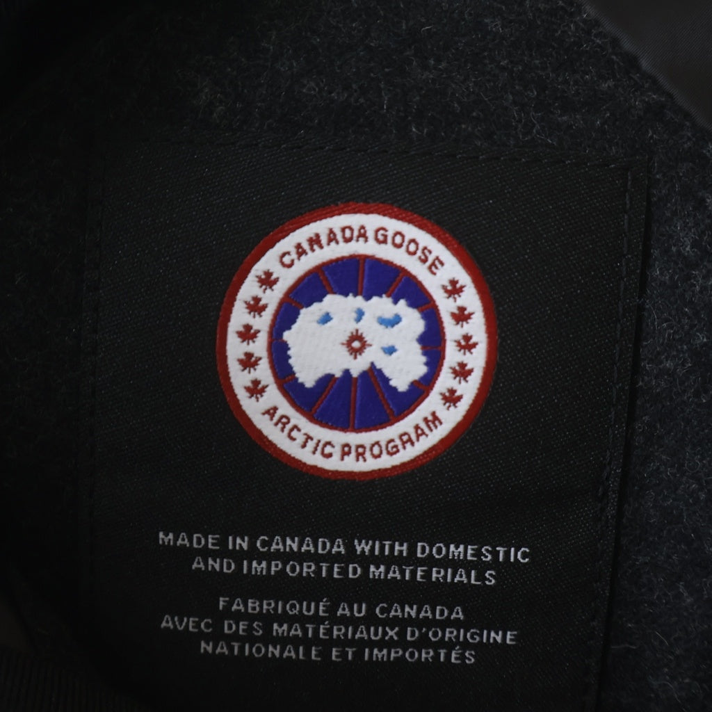 CANADA GOOSE(カナダグース) LANGFORD ラングフォード ウール フーデッドダウンコート ブラック 2062M1