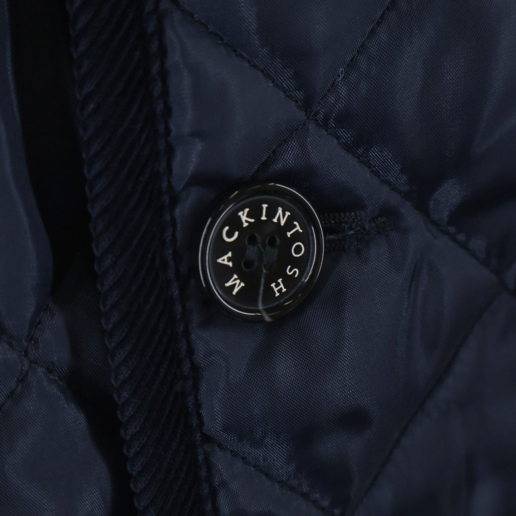 MACKINTOSH マッキントッシュ WAVERLY ウェーバリー キルティング ボタンジャケット ネイビー GQ-1005 MACKINTOSH(マッキントッシュ) WAVERLY ウェーバリー キルティング