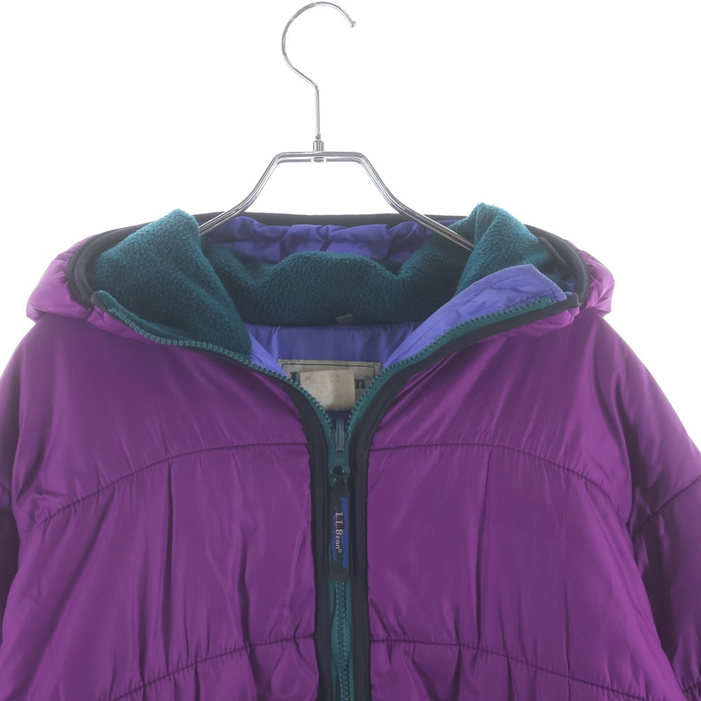 L.L.Bean(エルエルビーン) プリマロフト ジップアップ フーデッドパファージャケット パープル