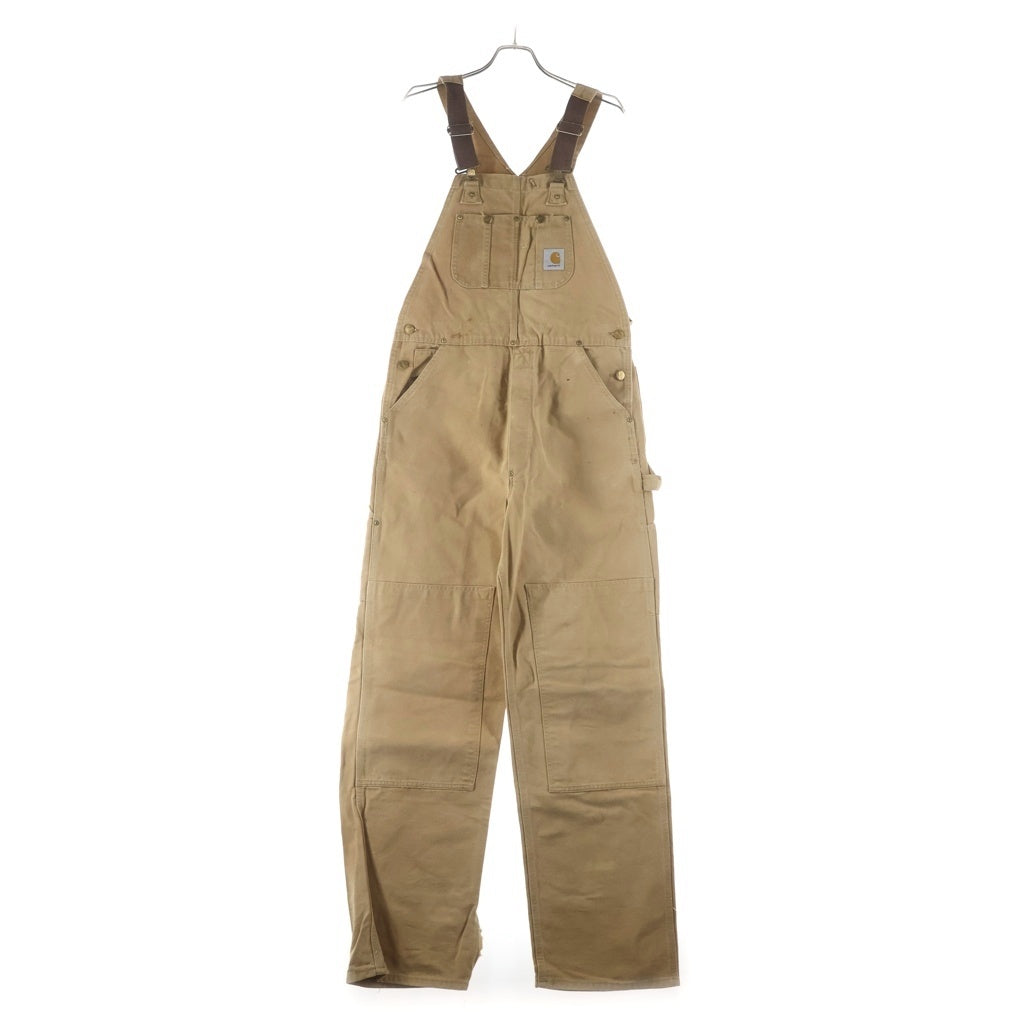 CARHARTT(カーハート) 80S 100周年モデル ダックキャンバス ダブルニー オーバーオール ブラウン