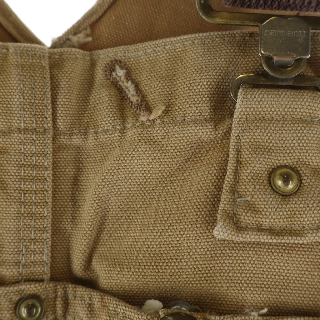 CARHARTT(カーハート) 80S 100周年モデル ダックキャンバス ダブルニー オーバーオール ブラウン