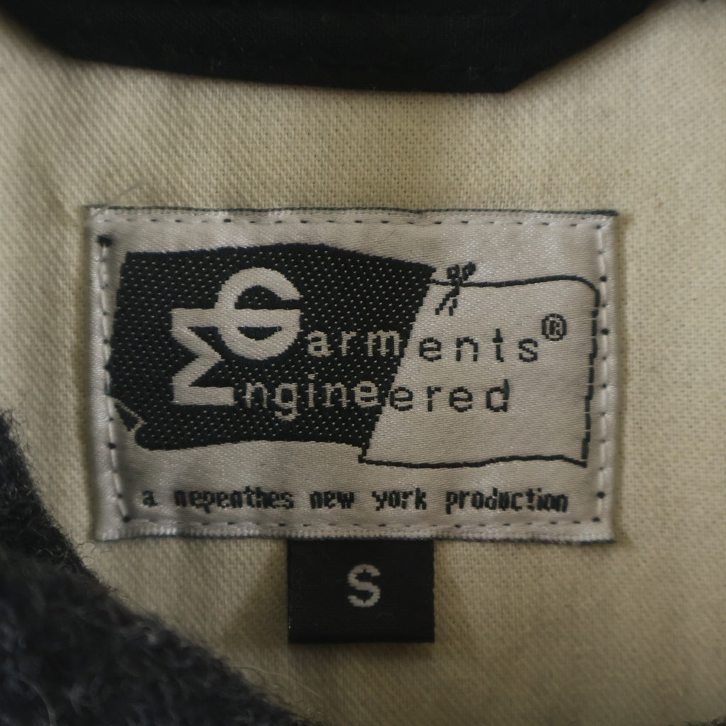 Engineered Garments(エンジニアド ガーメンツ) アーガイルチェック ウール フーデッドダッフルコート グレー