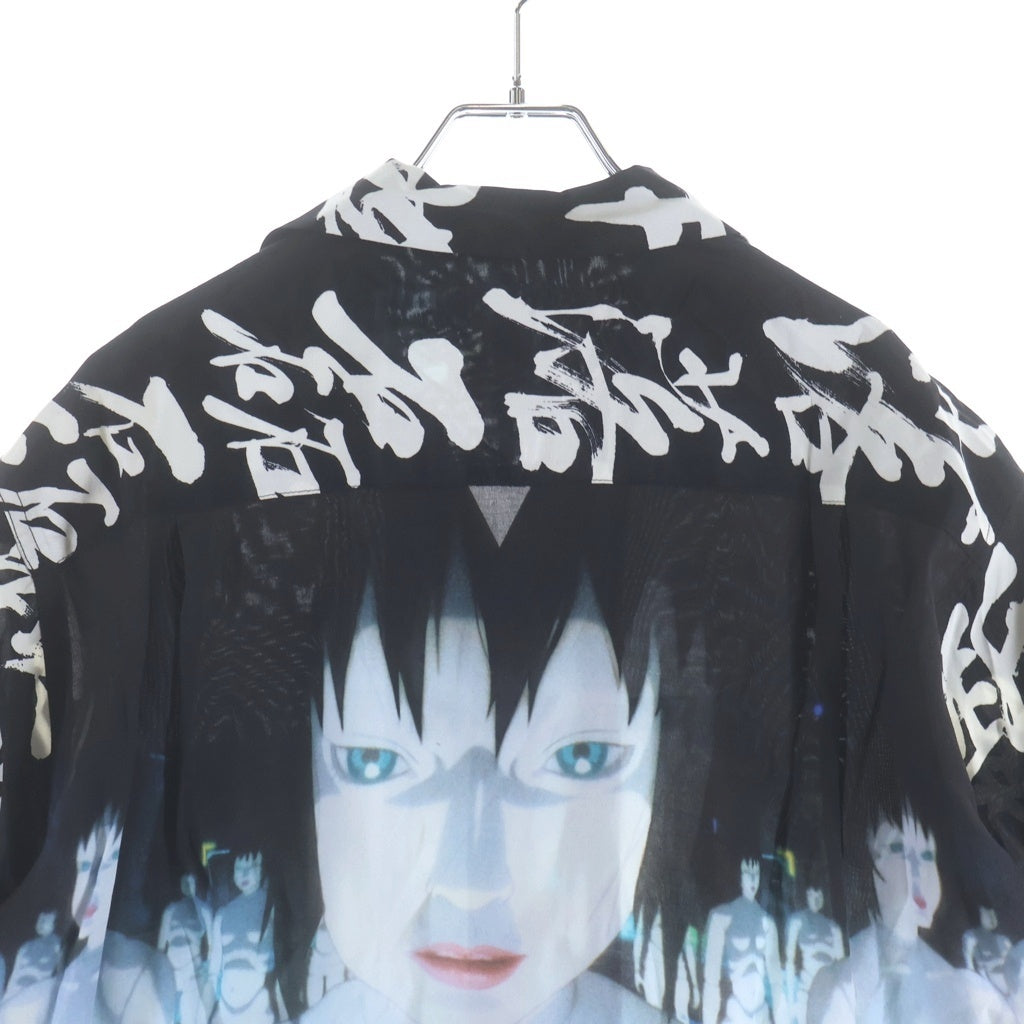 WACKO MARIA(ワコマリア) 24SS ×GHOST IN THE SHELL 攻殻機動隊 INNOCENCE S/S HAWAIIAN SHIRT TYPE-2 ゴーストインザシェル イノセンス 総柄 半袖 ハワイアンシャツ INNOCENCE-WH-HI02