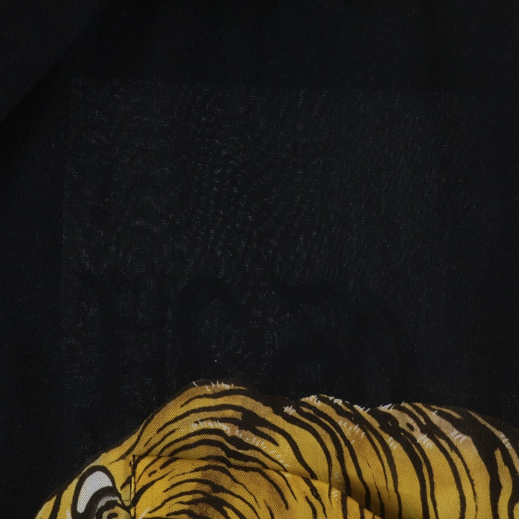 WACKO MARIA(ワコマリア) 25SS HAWAIIAN SHIRT S/S TYPE-7 タイガープリント ショートスリーブ ハワイアン オープンカラーシャツ ブラック 25SS-WMS-HI07