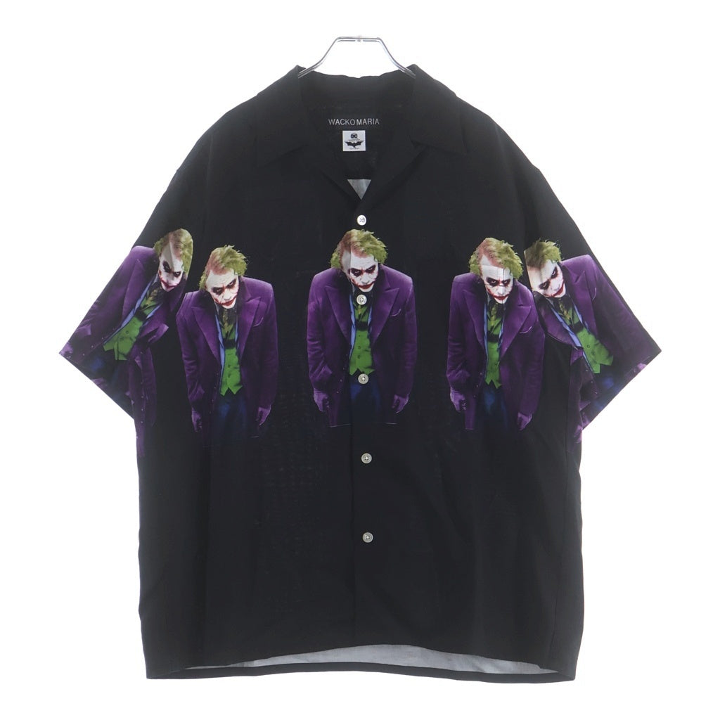WACKO MARIA(ワコマリア) 25SS THE DARK KNIGHT TRILOGY HAWAIIAN SHIRT TYPE-4 ザ ダーク ナイト トリロジー 半袖 ハワイアンシャツ ブラック TDKT-WM-HI04