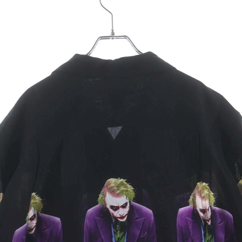 WACKO MARIA(ワコマリア) 25SS THE DARK KNIGHT TRILOGY HAWAIIAN SHIRT TYPE-4 ザ ダーク ナイト トリロジー 半袖 ハワイアンシャツ ブラック TDKT-WM-HI04