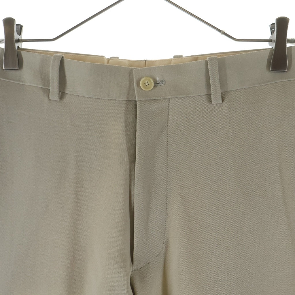 AURALEE(オーラリー) 20SS HARD TWIST WOOL DOBBY SLACKS ウール ジップアップ ストレート スラックス パンツ ベージュ A20SP03KW
