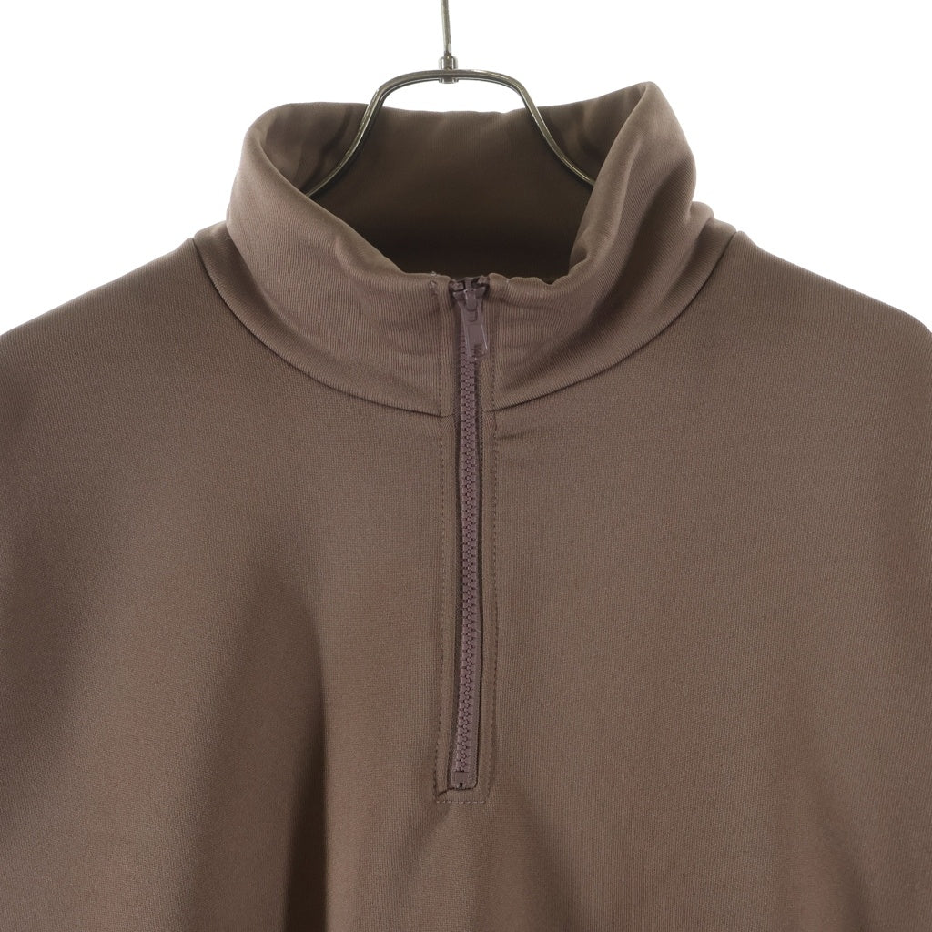 AURALEE(オーラリー) 19AW BAGGY POLYESTER SWEAT HALF ZIP P/O バギー