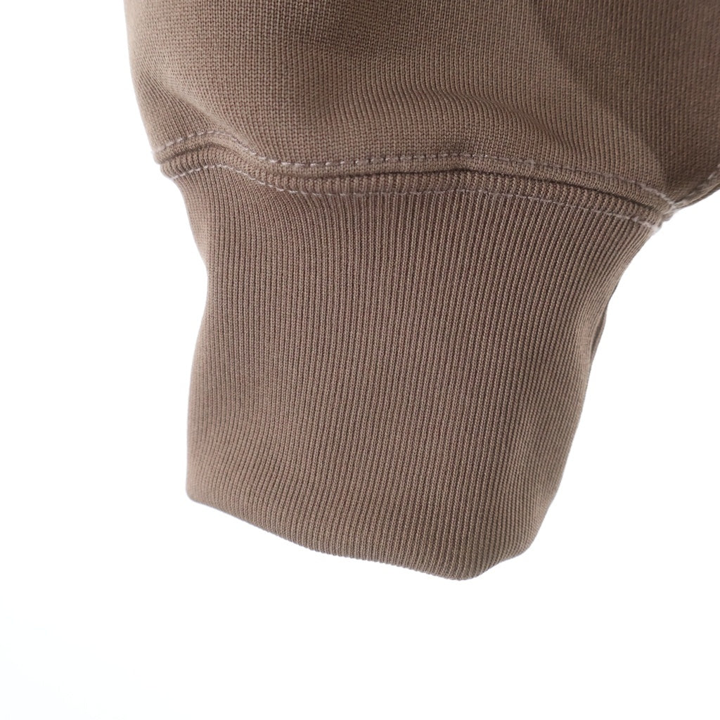 AURALEE(オーラリー) 19AW BAGGY POLYESTER SWEAT HALF ZIP P/O バギー
