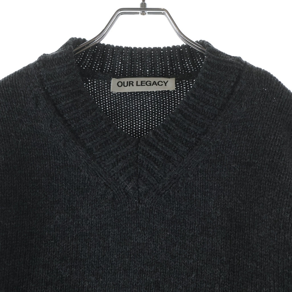OUR LEGACY(アワーレガシー) SONAR V-NECK KNIT ソナー Vネックニットセーター グレー M4243SA