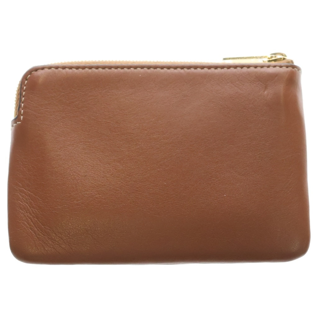 CELINE(セリーヌ) トリオンフロゴ ゴールド金具 カーフレザー ミニウオレット ブラウン 10C663DR8.04LU レディース