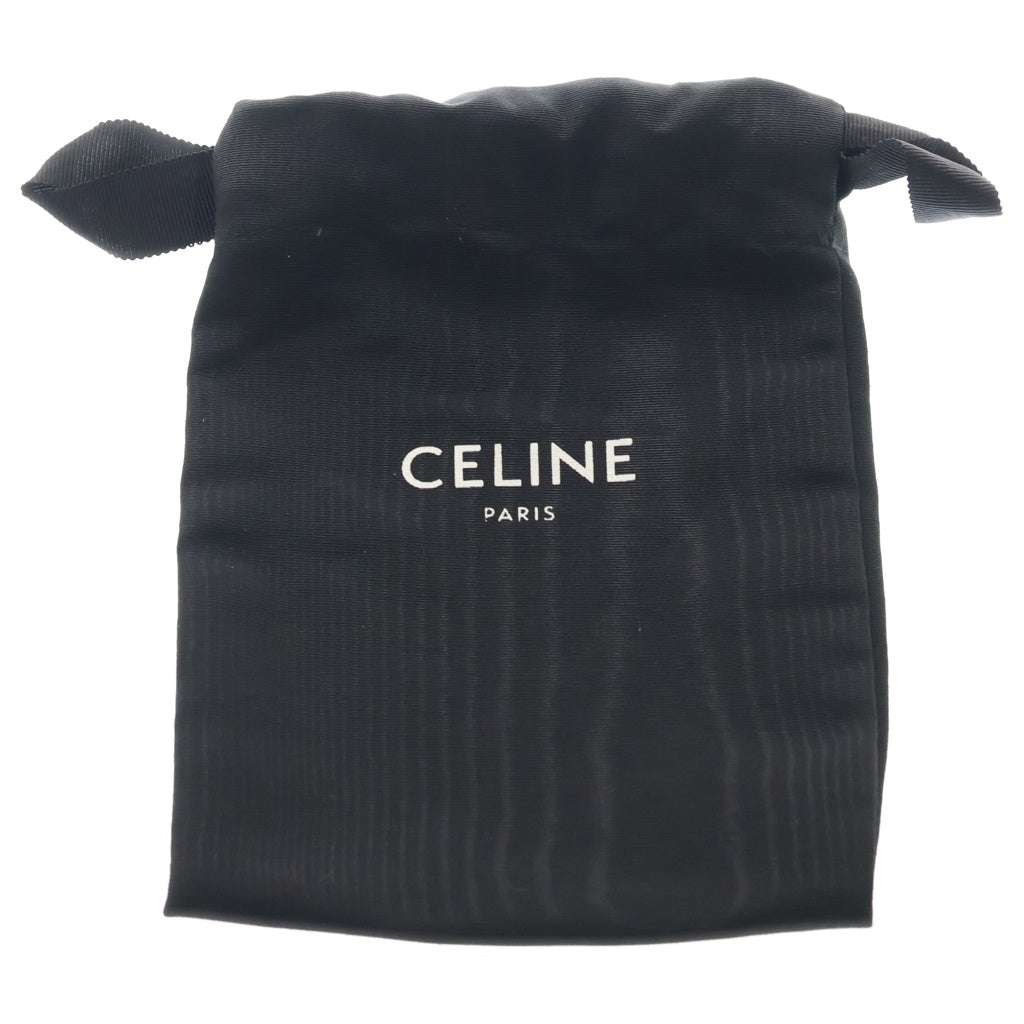 CELINE(セリーヌ) トリオンフロゴ ゴールド金具 カーフレザー ミニウオレット ブラウン 10C663DR8.04LU レディース