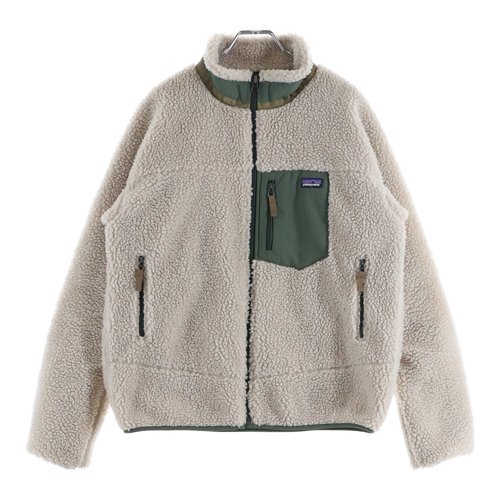 PATAGONIA(パタゴニア) 20AW KIDS CLASSIC RETRO-X JACKET クラシック レトロX ジップアップボアジャケット ベージュ キッズ レディース