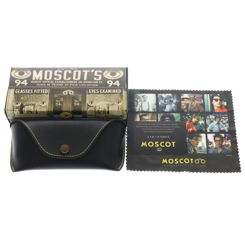 MOSCOT(モスコット) LEMTOSH BLACK ECRU2 レムトッシュ エクリュ2 ウェリントン サングラス メガネ ブラック レディース