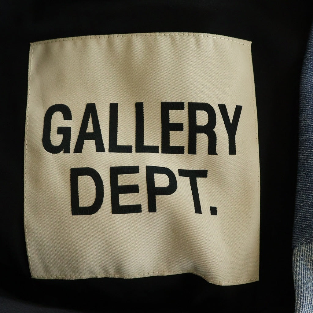 GALLERY DEPT.(ギャラリーデプト) PATCHWORK DENIM VEST パッチワーク スタッズ装飾 デニムベスト インディゴ