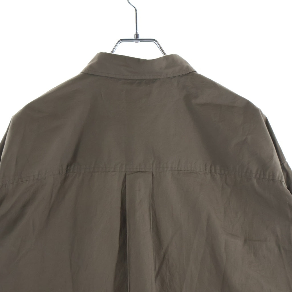 NEIGHBORHOOD(ネイバーフッド) 25SS PLAIN SHIRT LS プレーン 長袖ボタンシャツ カーキ 251SPNH-SHM03