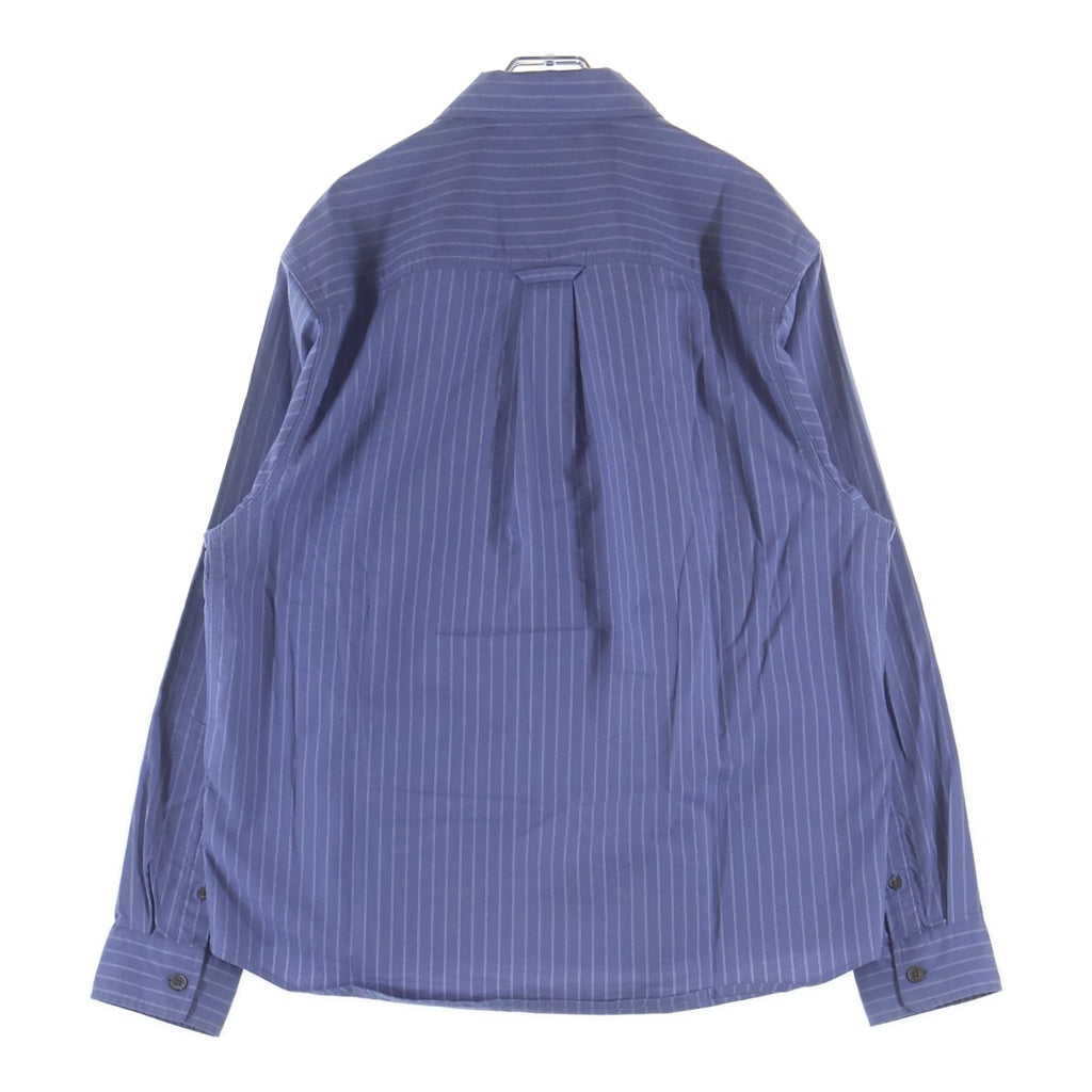 STUSSY(ステューシー) OXFORD L/S SHIRT オックスフォード 長袖コットンストライプシャツ ブルー 1110364