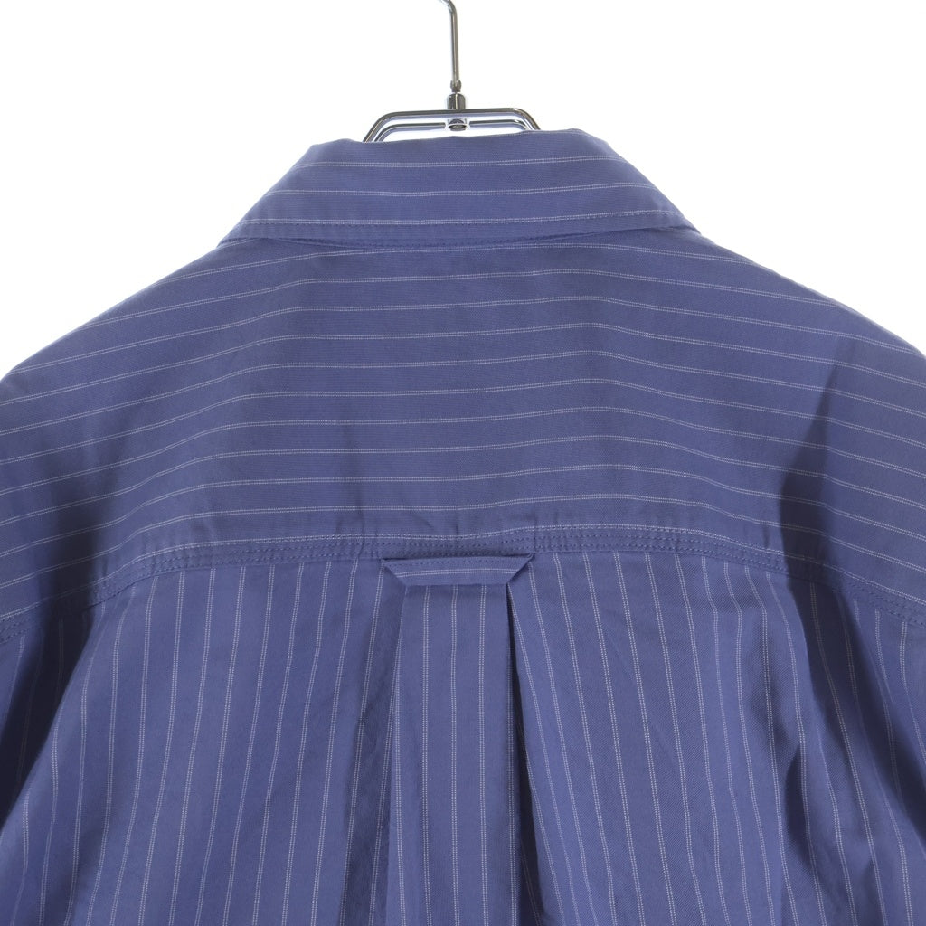 STUSSY(ステューシー) OXFORD L/S SHIRT オックスフォード 長袖コットンストライプシャツ ブルー 1110364