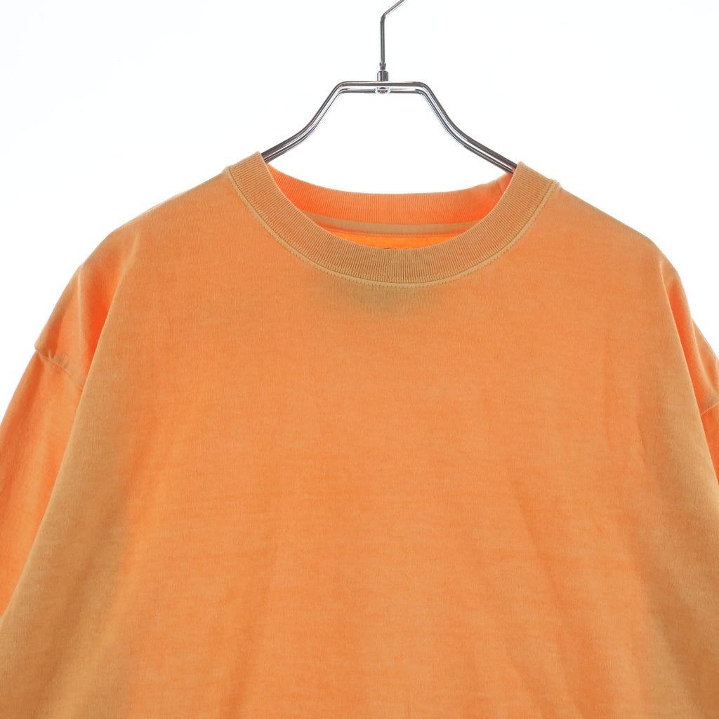 NEIGHBORHOOD(ネイバーフッド) 26SS PIGMENT DYED CREWNECK LS ピグメントダイ 長袖Tシャツ クルーネックカットソー オレンジ 261FPNH-CSM12