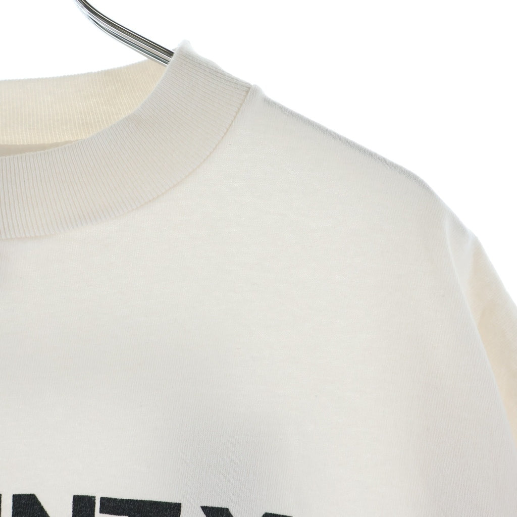 SAINT MICHAEL(セントマイケル) 26SS SS T-SHIRT / X SAINT X 両面プリントTシャツ 半袖クルーネックカットソー ホワイト SM-MK8-0000-011