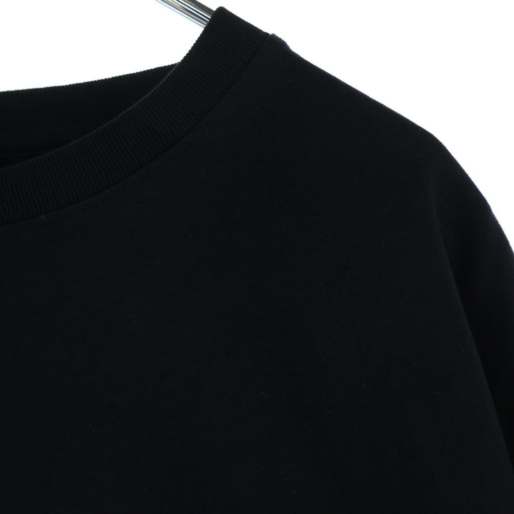 LOEWE(ロエベ) 25SS ×PAULA'S IBIZA FLORAL L/S T-SHIRT パウラズイビザ フローラルプリントTシャツ 長袖クルーネックカットソー ブラック H616Y23X31