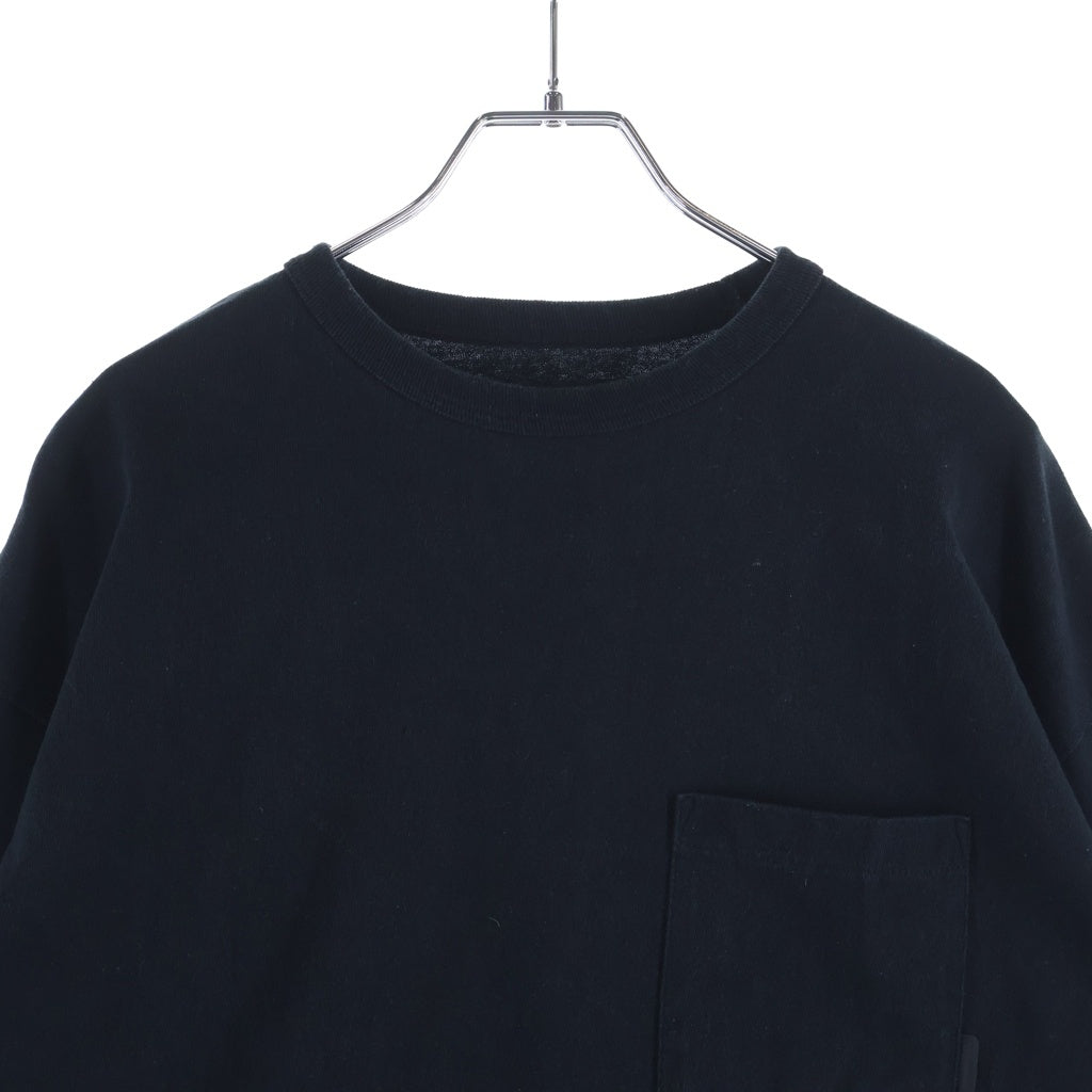 NEIGHBORHOOD(ネイバーフッド) 25SS BW CREWNECK-P LS ポケットTシャツ 長袖クルーネックカットソー ブラック 251UWNH-CSM06