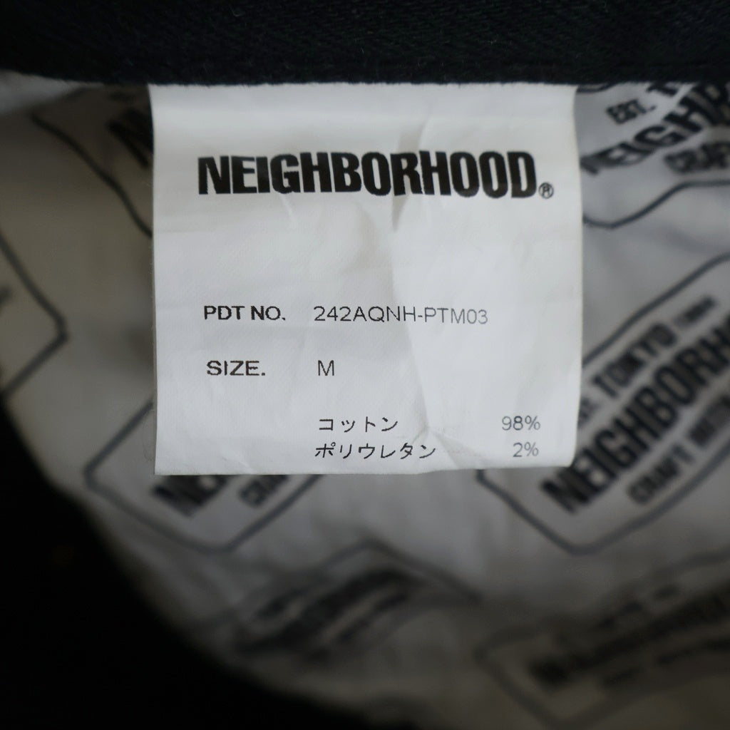 NEIGHBORHOOD(ネイバーフッド) 24AW SKINNY DENIM PANTS スキニー ジップフライデニムパンツ ブラック 242AQNH-PTM03