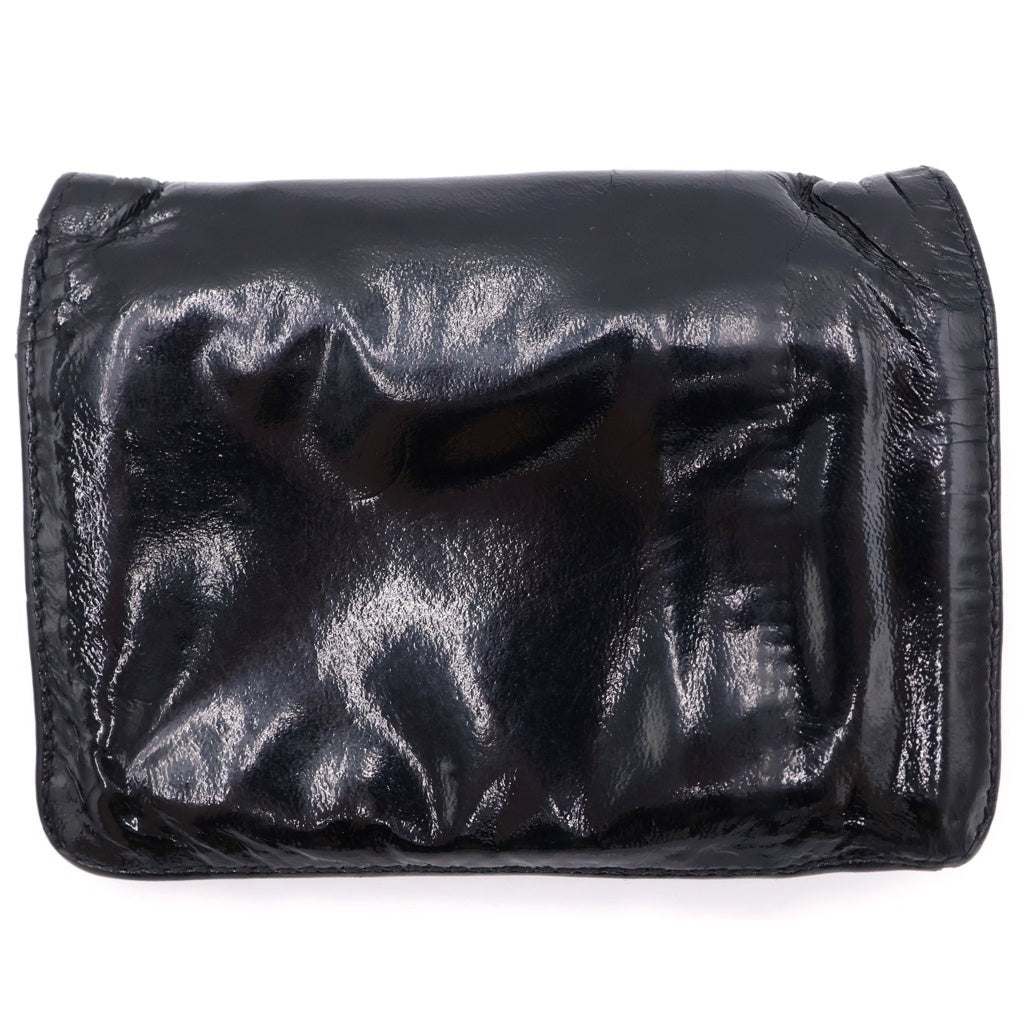 CHROME HEARTS(クロムハーツ) JOEY ジョーイ パテント レザーウォレット 財布 ブラック
