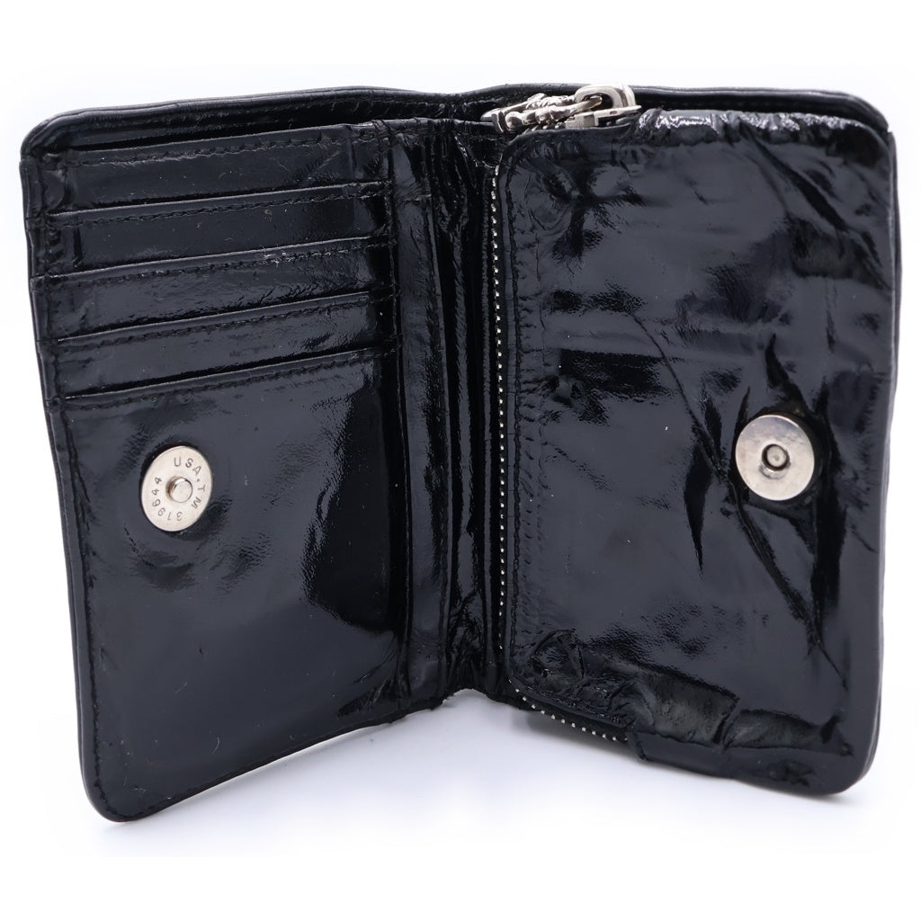 CHROME HEARTS(クロムハーツ) JOEY ジョーイ パテント レザーウォレット 財布 ブラック